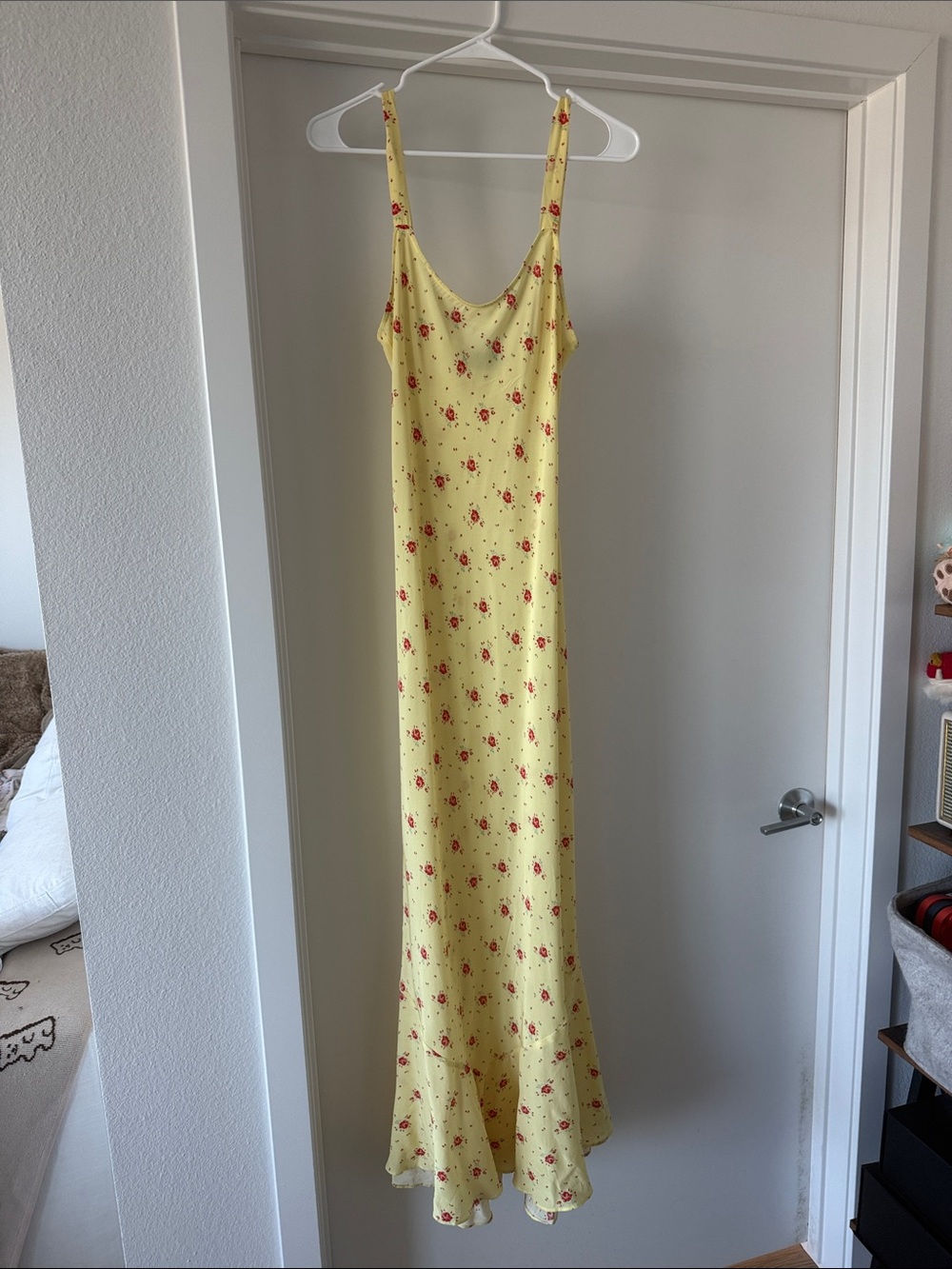 Realisation Par Yellow Floral Slip Maxi Dress
